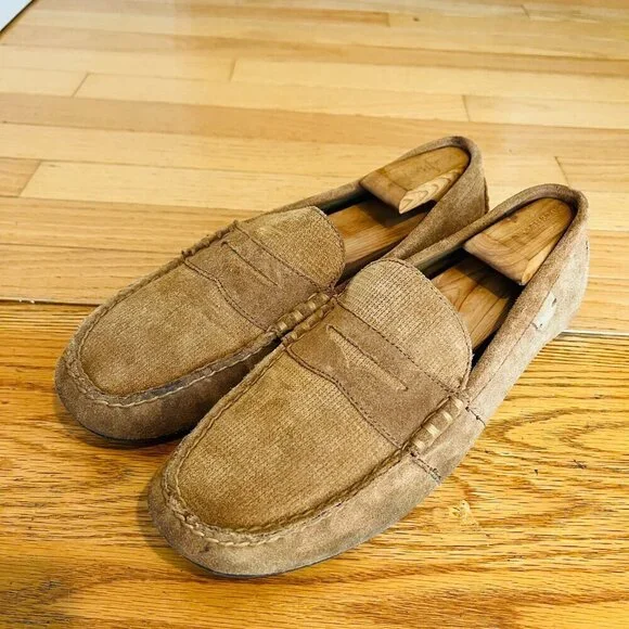 Polo Ralph Lauren Anders Suede Penny Driver Size 10.5 - Picture 10 of 16
